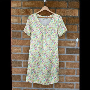 0039 Italy silk floral dress small